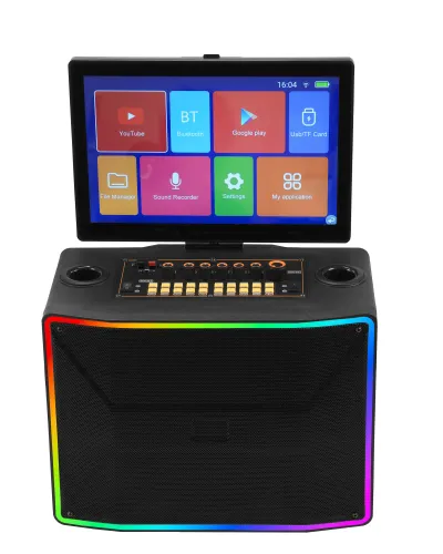 Power Audio Musicmate MM-SC900 PartyStar 250W Mikrofon Karaoke Bluetooth Czarny