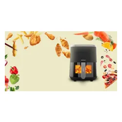 Air Fryer Frytkownica beztłuszczowa CECOTEC Cecofry Fantastik Window 5500 5.5l 9 automatycznych programów