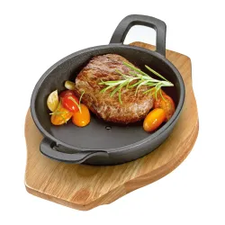 KUCHENPROFI Mini 24 × 18,5 cm - patelnia do serwowania z podstawką