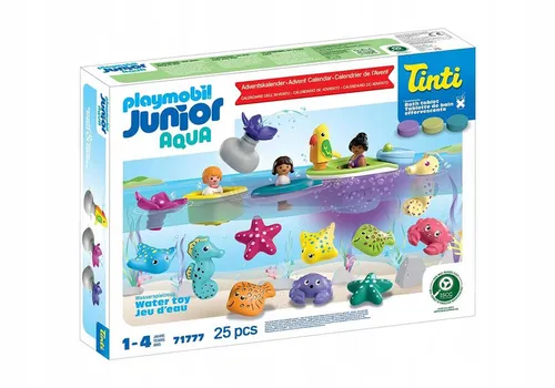 PLAYMOBIL JUNIOR 71777 KALENDARZ ADWENTOWY Zabawa w kąpieli dla dzieci +12m