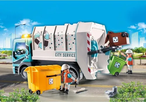 Işıklı Playmobil Çöp Kamyonu (70885)