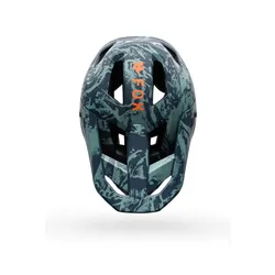 Kask enduro Fox Rampage Img Print - arctic blue