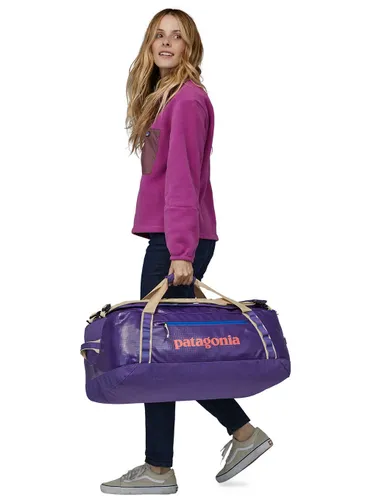 Katlanabilir çanta 2in1 Patagonya Siyah Delikli Duffel 55 l-perennial mor