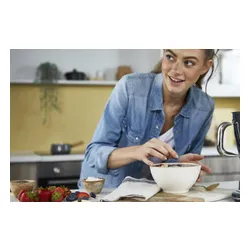 Robot kuchenny planetarny KENWOOD KVL4165S Chef XL 1200W + Malakser KAH65.000PL krojący warzywa w kostkę