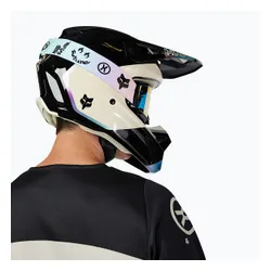 Gogle rowerowe Fox Racing Main Hello Future light blue/mirror