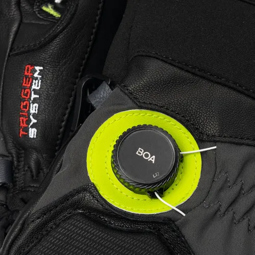 Rękawice narciarskie męskie LEKI Griffin Tune 3D Boa black/graphite/ice lemon