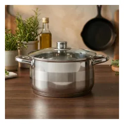 Garnek ze stali nierdzewnej z pokrywką TADAR LUZON 5 l