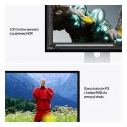 Monitor APPLE Studio Display XDR 2026 27" 5120x2880px (Szkło standardowe, Podstawka z regulacją pochylenia i wysokości)