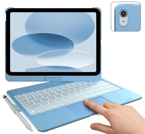 Etui z klawiaturą TYPECASE Flexbook Touch do iPad Niebieski