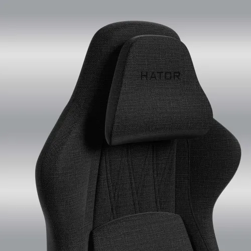 Fotel Hator Darkside 3 Fabric Size M Gamingowy do 100kg Tkanina Czarny