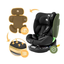 Fotelik samochodowy TULANO Loom 35 40-150 cm (0-36 kg) Czarny