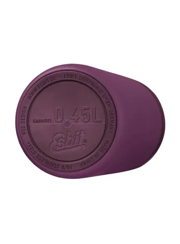 Kubek termiczny Esbit Majoris Thermo Mug Flip Top 450ml - aubergine