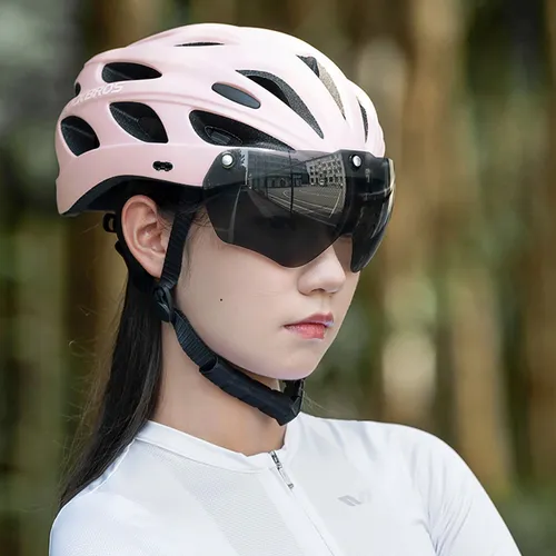 Kask rowerowy ROCKBROS 8386824304084 Różowy MTB (rozmiar L, 58-62 cm)