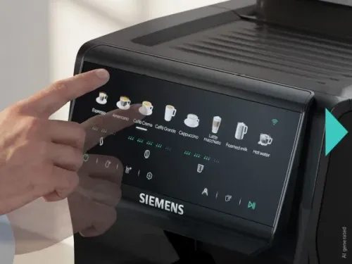 Ekspres Siemens EQ500 iAroma Piano Black TP555EM7 Szerokość 30,9cm