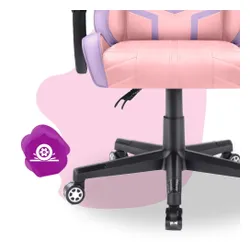 Fotel HELL'S CHAIR HC- 1004 Kids Colorful Różowo-fioletowy