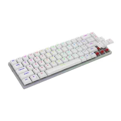 Klawiatura mechaniczna Aqirys AQI-GA-KB-9 Gateron Red Biały