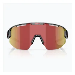 Okulary przeciwsłoneczne Bliz Matrix transparent dark grey/brown red multi