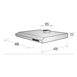 Okap Beko b100 CFB5310X Inox