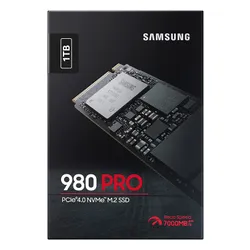 1 ТБ Внутренний SSD диск Samsung 980 PRO M.2 PCI-E 4.0 (MZ-V8P1T0BW)