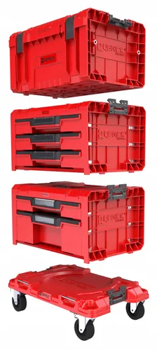 Skrzynia na narzędzia QBRICK Drawer Workshop Set 4 Pro Red Ulta HD