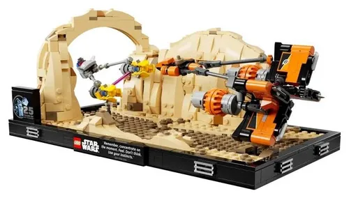 Конструктор LEGO Star Wars 75380 Diorama: гонка преследователей в Mos Espa