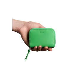 Кошелек Bellroy Folio Piccolo, кожаный, неоново-зеленый