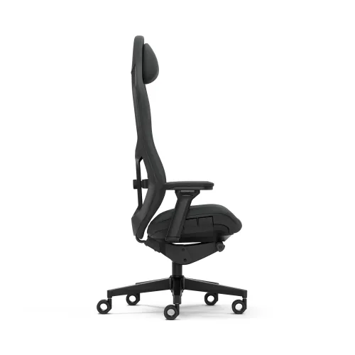 Fotel Fractal Design Refine Fabric Dark Gamingowy do 125kg Tkanina Czarny