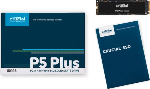 Crucial P5 Plus SSD 500 GB M. 2 2280 PCI - E x4 Gen4 NVMe (CT500P5PSSD8)