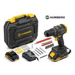 Wiertarko-wkrętarka Humberg HM-432 akumulatorowa 21V2 udar +2x bateria mega mocna