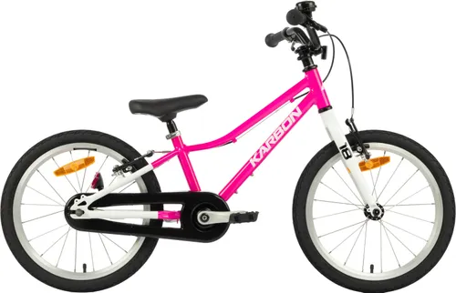 Rower dziecięcy KARBON Superlight 18 cali dla dziewczynki Różowy
