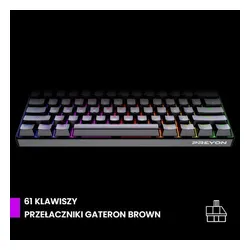 Klawiatura PREYON Brown All Claw Gateron Brown Hot Swap (PBAC61B)