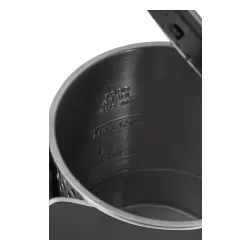 Czajnik elektryczny bezprzewodowy ze stali nierdzewnej CONCEPT DOUBLE WALL CIEMNOSZARY 1,5 l