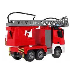 Zdalnie sterowany samochód COIL wóz strażacki Mercedes straż pożarna auto RC pilot LED