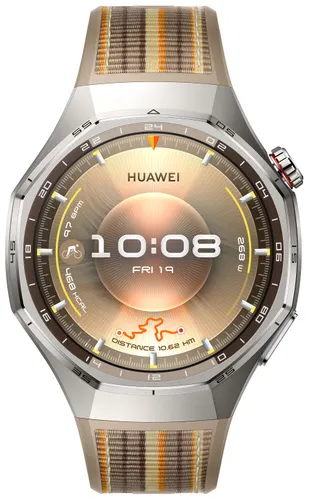Smartwatch HUAWEI Watch GT 6 Pro Classic 46mm Srebrno-brązowy