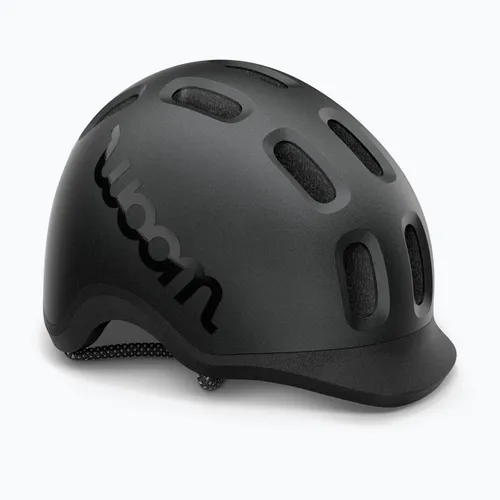 Kask rowerowy dziecięcy woom Ready charcoal metallic