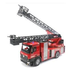 Zdalnie sterowany samochód COIL ciężarówka straż pożarna na pilota LED AKU
