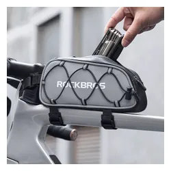 Torba rowerowa na ramę Rockbros 30120109 0,9 l silver