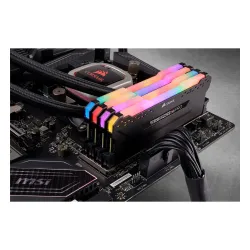 Pamięć RAM Corsair Vengeance RGB Pro DDR4 32GB (4 x 8GB) 3200 CL16 Czarny