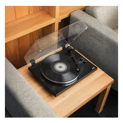 Gramofon JVC AL-E534B Czarny, Manualny, Napęd paskowy, Prędkość odtw. 33 1/3,45 obr./min