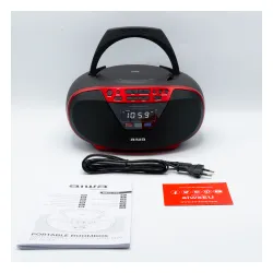 Radioodtwarzacz Aiwa Boombox BBTU-400RD Bluetooth Czerwpny