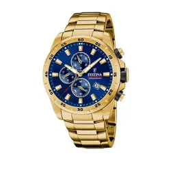 Festina Chrono Sport Saatler 20541/2 Gold / Navy