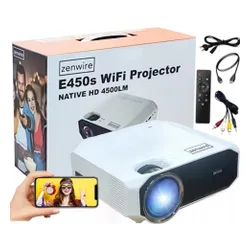 Projektor ZENWIRE Mini E450S (1280 x 720), 250 ANSI lumen, Wi-Fi, Bluetooth