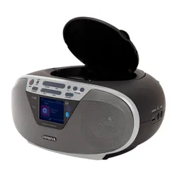 Radioodtwarzacz Aiwa Boombox BBTU-500DAB/SL Bluetooth DAB+ Srebrny
