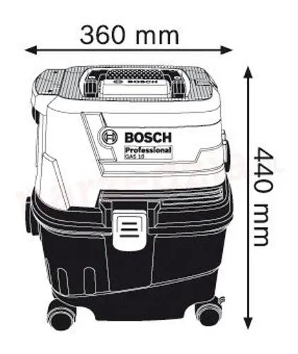 Промышленный пылесос Bosch GAS 15