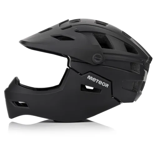 Kask rowerowy full-face METEOR Hydra S 51-55 cm czarny