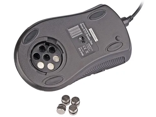 Myszka gamingowa A4Tech XL-747 przewodowa 3600 dpi laserowa czarna
