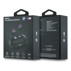 Słuchawki dokanałowe BMW Carbon Metal Logo ENC Czarny