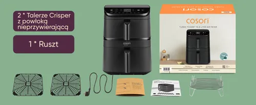 Air Fryer Frytkownica beztłuszczowa COSORI CAF-DC121-AEUR 10.8l 7 programów wstępnych