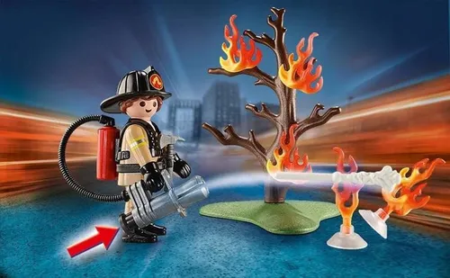 PLAYMOBIL City Action 70310 Strażak skrzyneczka