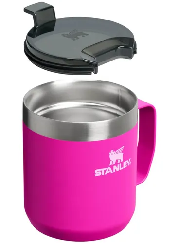 Kubek turystyczny z pokrywką Stanley Classic Legendary Camp Mug 0,35 l - violet blossom